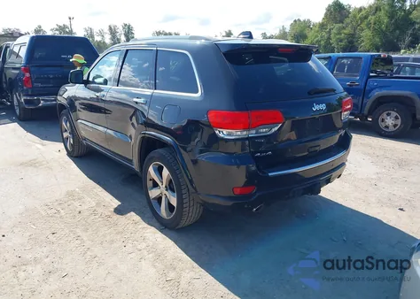 2014 Jeep Grand Cherokee Overland z USA, uszkodzony, nr VIN 1C4RJFCG8EC122627